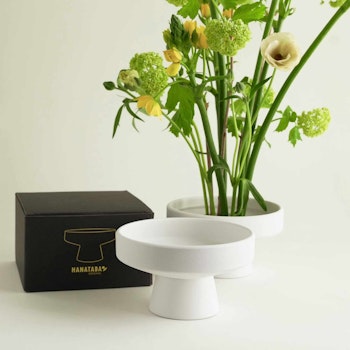Hanataba Ikebana skål – Polar White