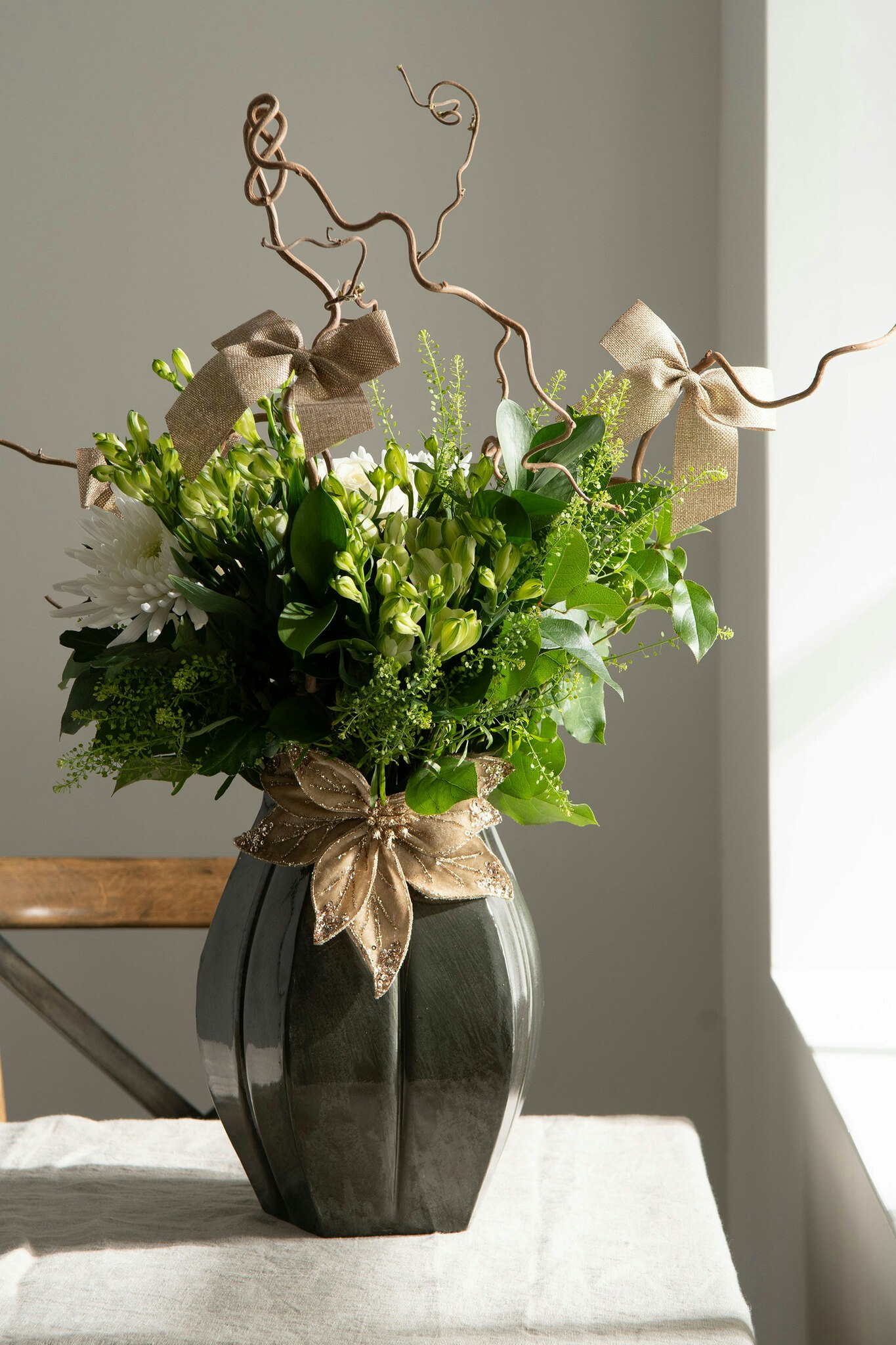 Lima vase grøn finish