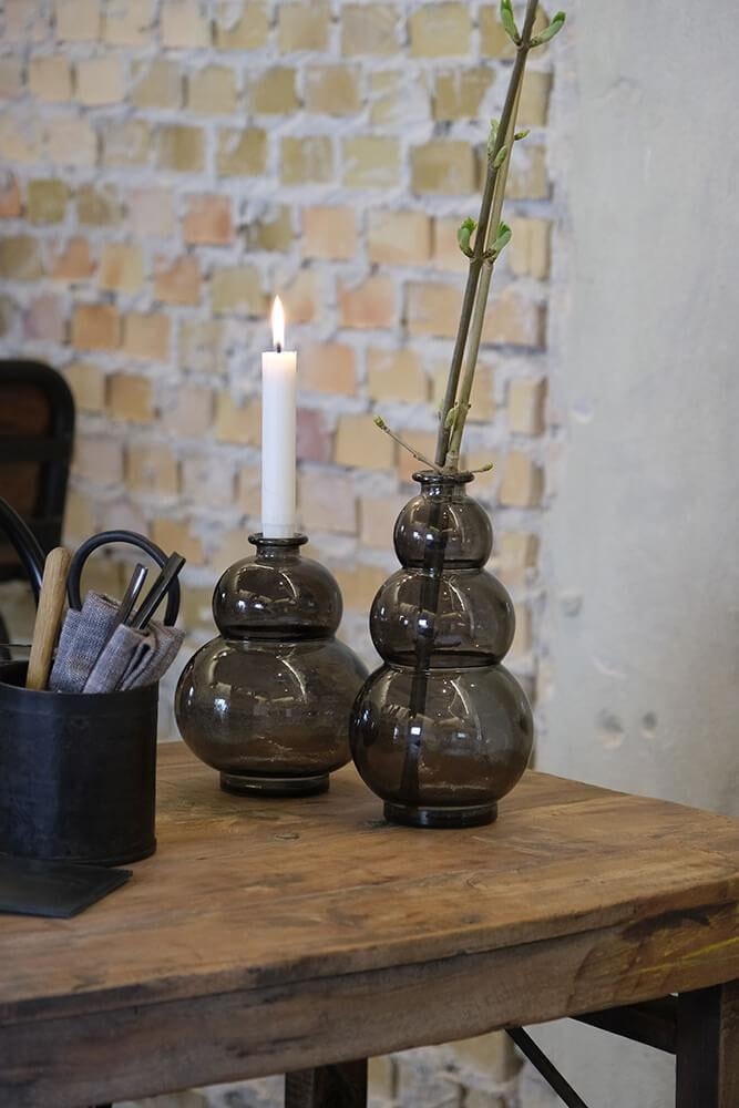 Foster vase M - Grå