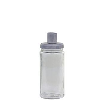 Lysestage m. glas Stor