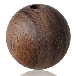 Kugle 60 mm Valnøddetræ
