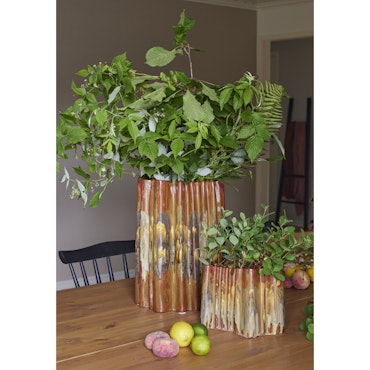 Hadi vase stor Reactive cognac