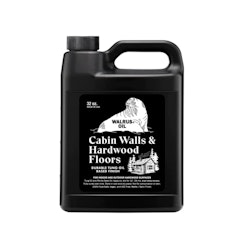CABIN WALLS AND HARDWOOD FLOORS