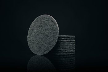 P600 Fiberduk (Pad) rund grå