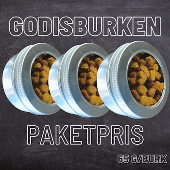 VOVVEG - GODISBURKEN PAKETPRIS- Sockerfritt, vegetabiliskt, ekologiskt, kalorisnålt och nyttigt hundgodis.