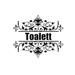 Dekal - Toalett m. board
