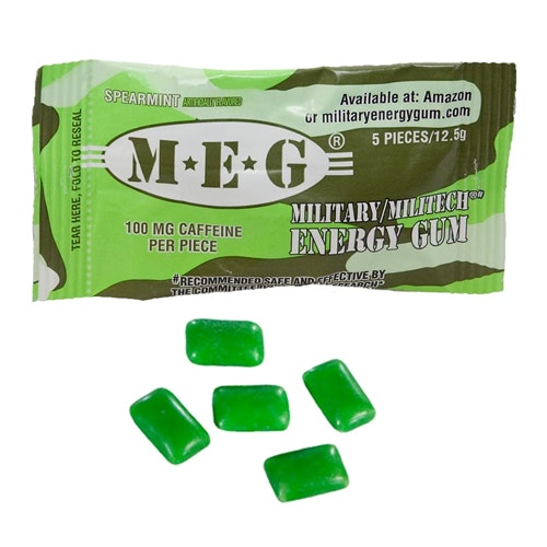 M.E.G CAFFEINE GUM- Arctic Mint