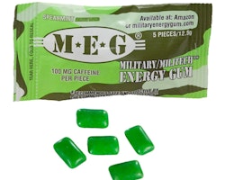 M.E.G CAFFEINE GUM - Spearmint