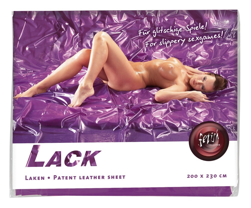 Vinyl Bed Sheet - purple