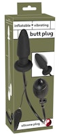 Inflatable Vibrating Butt Plug
