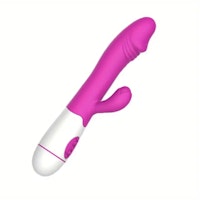 dobbel G-punkt silikonvibrator
