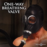 Master Series Dark Inhaler Gas Mask with Bottle