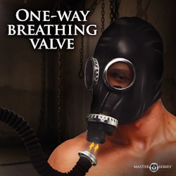 Master Series Dark Inhaler Gas Mask with Bottle