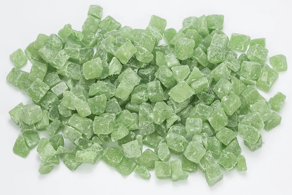 Papaya diced green 500gr قطع بابايا اخضر