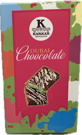 Dubai Kunafa Chocolate Bar, 200g