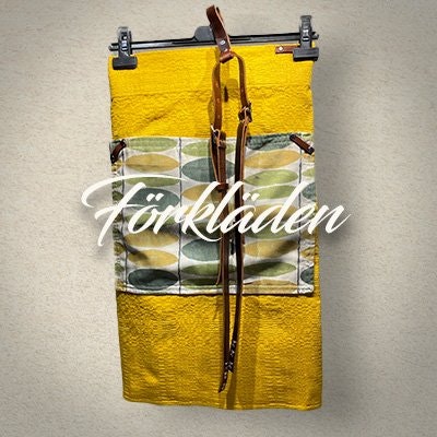Förkläden - MonkyoJ - Recykling med detaljer av läder