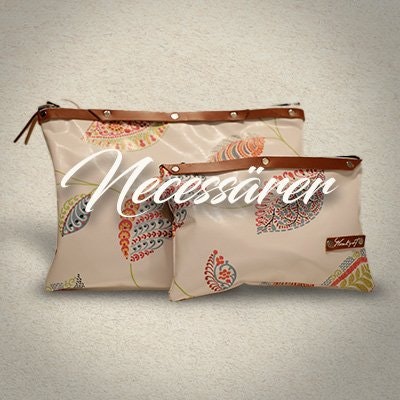 Necessärer - MonkyoJ - Recykling med detaljer av läder