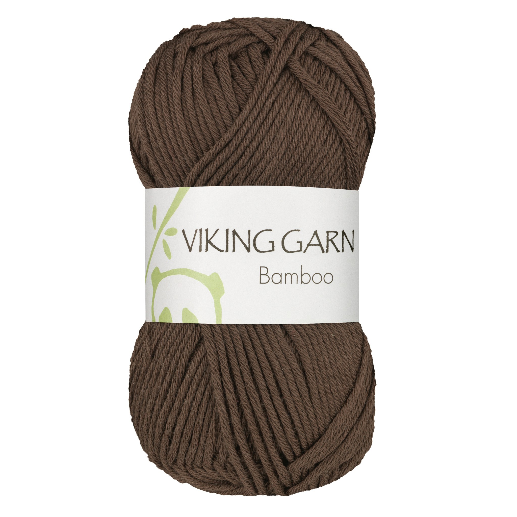 Viking Garn Bamboo 50g Brun