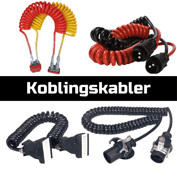 Koblingskabler Bil/Henger - Transportbutikken.no
