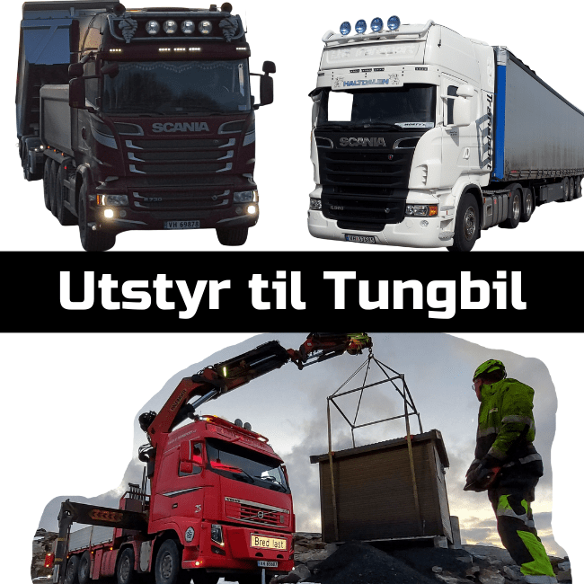 Transportbutikken.no > Utstyr til tungbil og spesialtransport