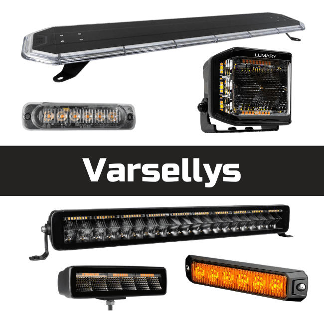 Varsellys, Bjelker og blitsere - Transportbutikken.no