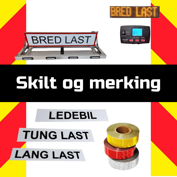 Skilt og merking - Transportbutikken.no