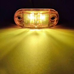2LED Markeringslys universal 10-30volt, flere farger