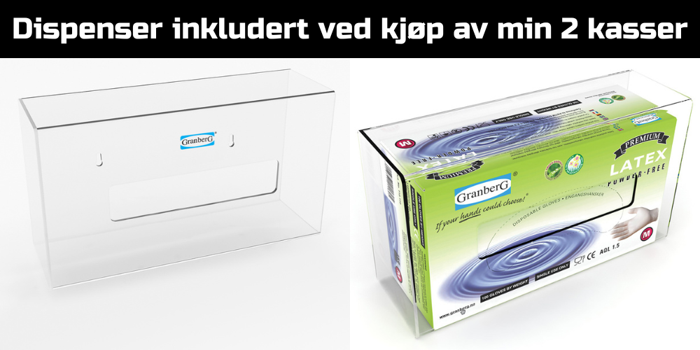 Engangshansker Svart Pudderfri Nitril 100pk - 114.880
