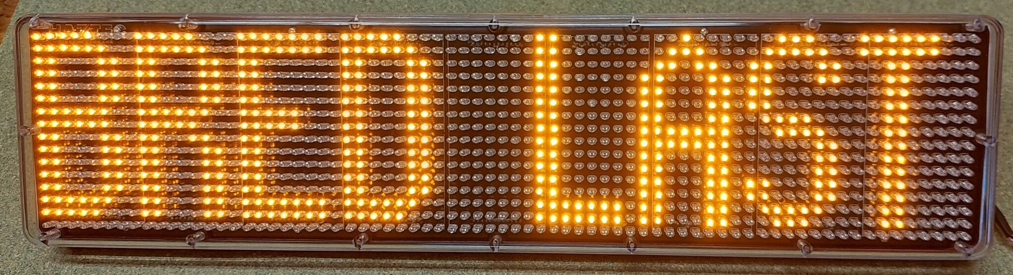 Digitalt Bred Last skilt for spesialtransport, Programmerbart 12v