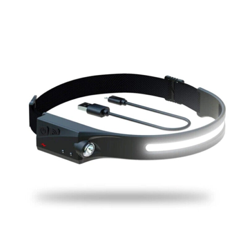 LED hodelykt for arbeid, Oppladbar, Sprutsikker, COB-LED