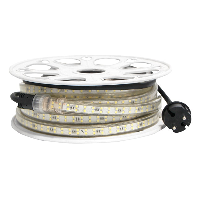 Lysslynge med fleksibelt arbeidslys. Ute/inne. 230volt tilkobling