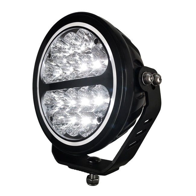 7" Lightstorm rund ekstralys med parklys