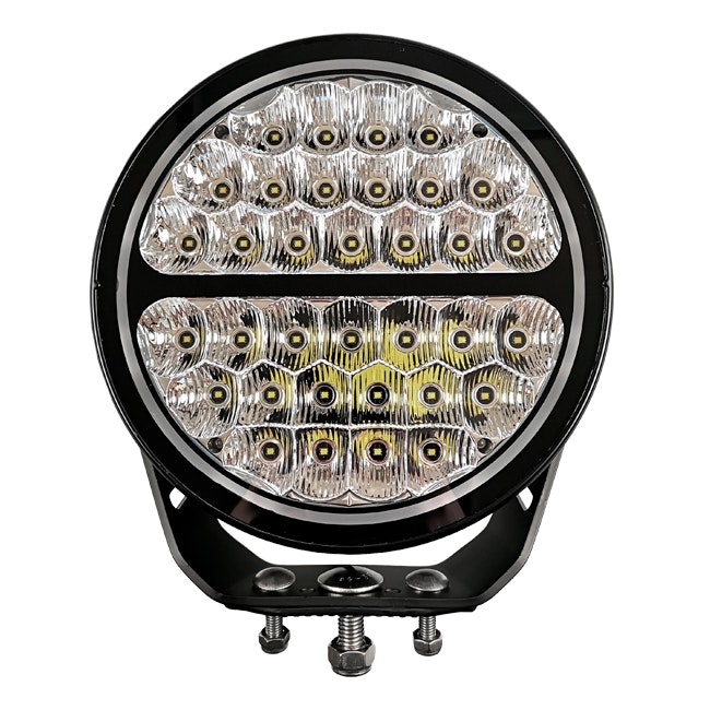 9" Lightstorm rund ekstralys med parklys