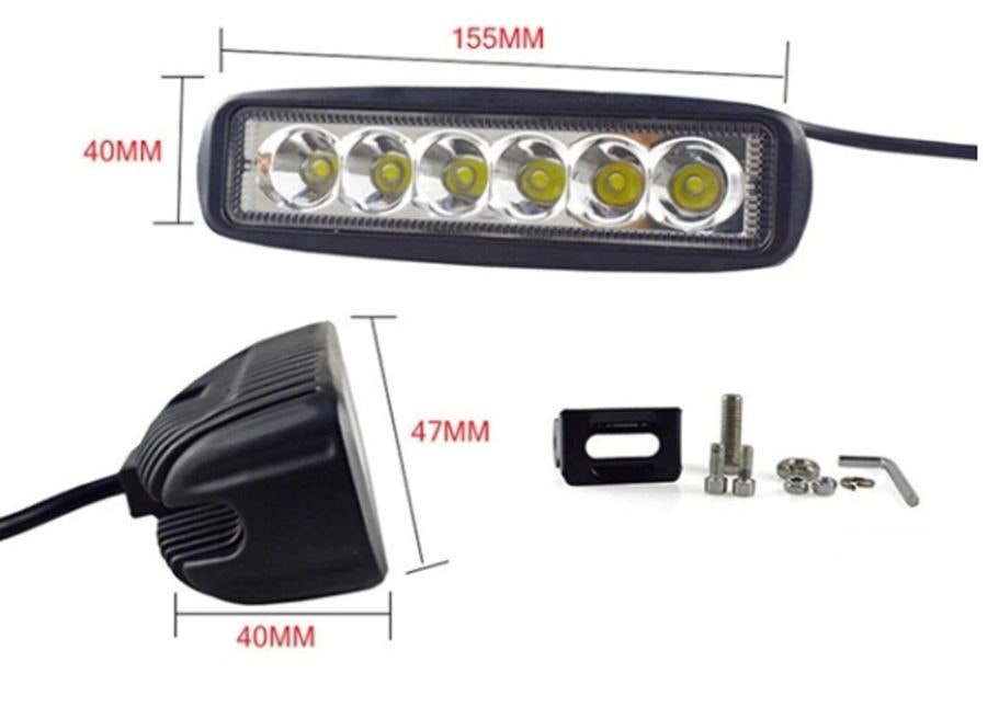 18W LED-arbeidslys Slim OEM