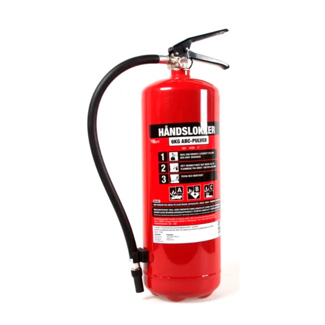 NOHA Brannslukker 6kg, ABC-pulver 43A