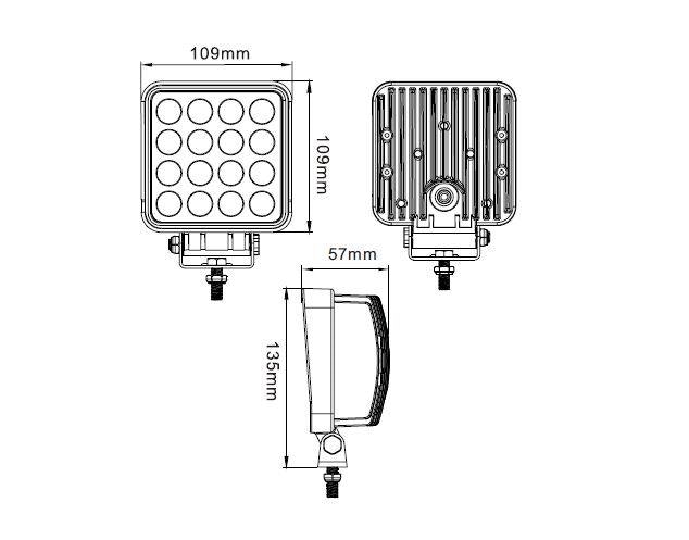 Lumary 48watt LED arbeidslys. Bestselger!
