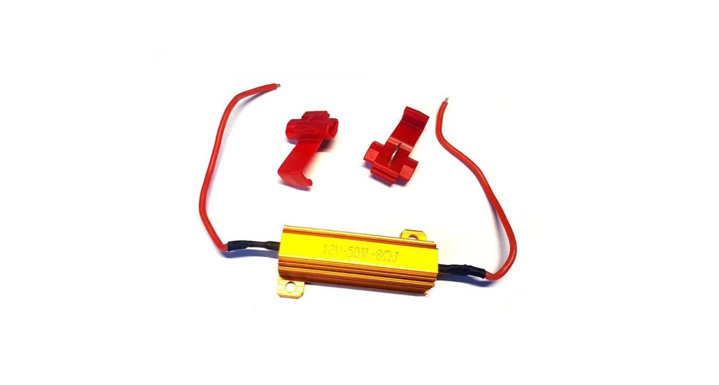 Motstand for LED-lamper 12 og 24 volt. Flere typer