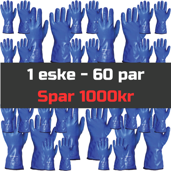 Chemstar®  kjemikaliehanske med Vinterforing - 114.0630W