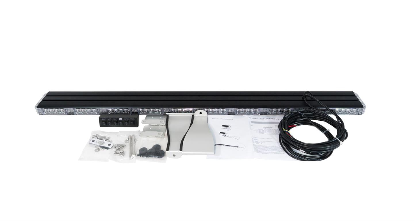 Lumary Blaze varsellysbjelke 52-147cm - Black/silver