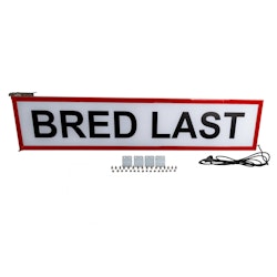 Lumary Bred last skilt med lys for frontmontering