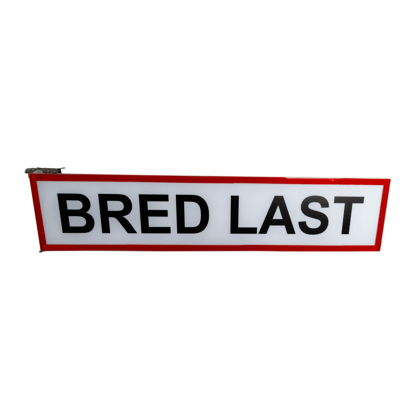 Lumary Bred last skilt med lys for frontmontering