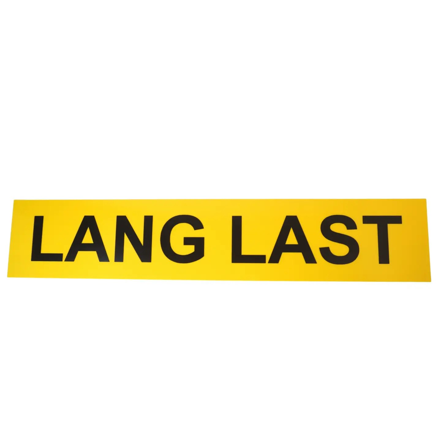 Tekstplate til "Lumary Bred Last skilt med varsellys"