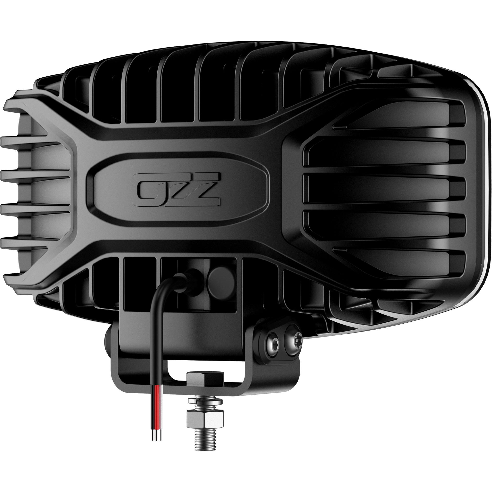 OZZ X01 LED Ovalt ekstralys med varsellys