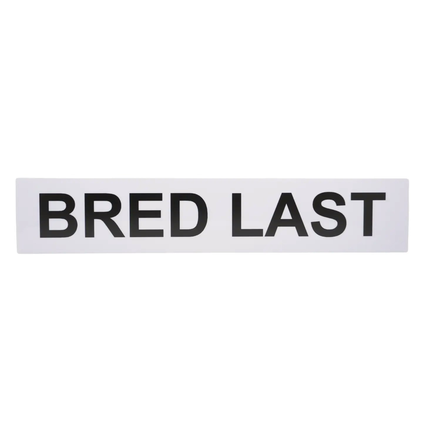 Tekstplate til "Lumary Bred Last skilt med varsellys"