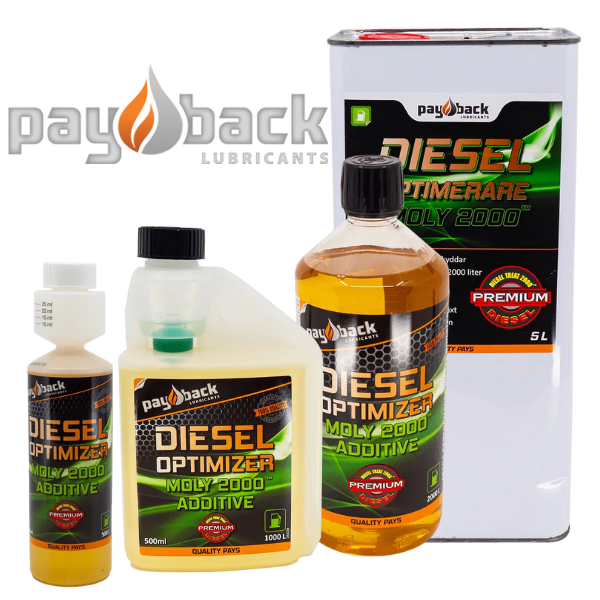 PayBack MOLY 2000 Dieseloptimizer - Flere størrelser