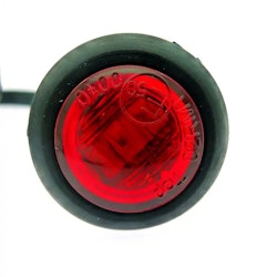 1LED E-godkjent Markeringslys universal runde 10-30volt, flere farger