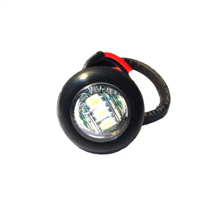 1LED E-godkjent Markeringslys universal runde 10-30volt, flere farger