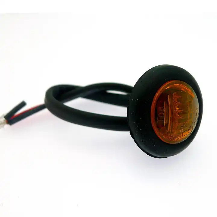 1LED E-godkjent Markeringslys universal runde 10-30volt, flere farger