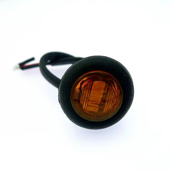 1LED E-godkjent Markeringslys universal runde 10-30volt, flere farger