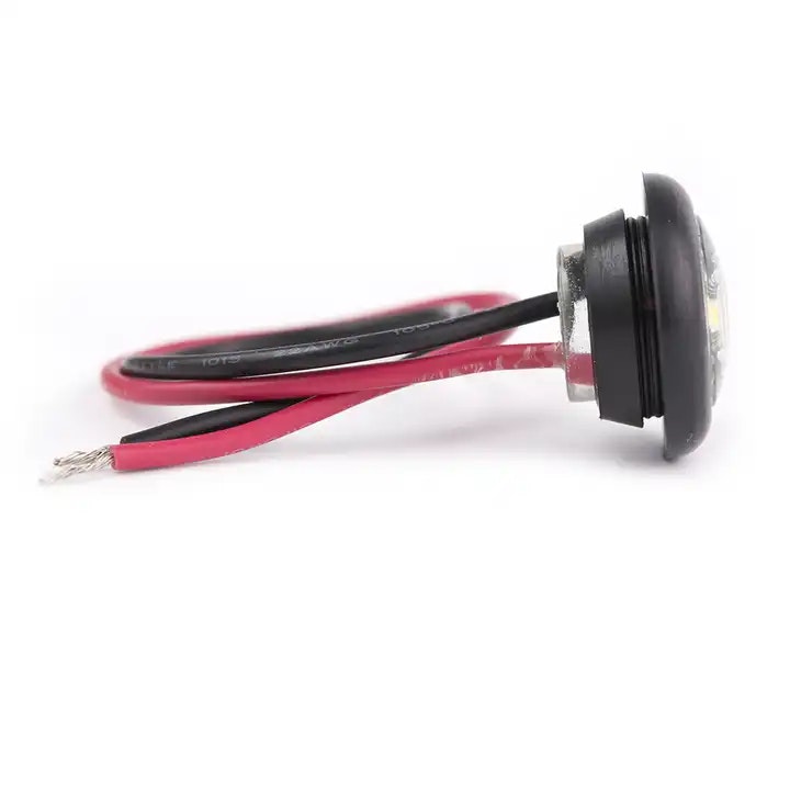 1LED E-godkjent Markeringslys universal runde 10-30volt, flere farger